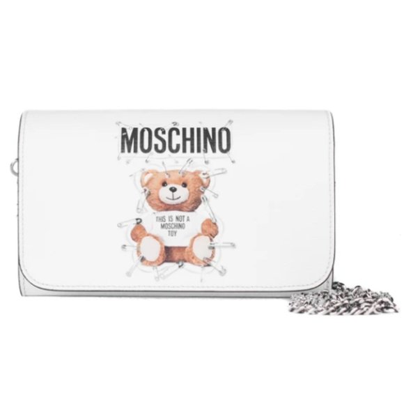 Moschino Handbags - 💕MOSCHINO💕 Safety Pin Teddy Bear Pochette Bag